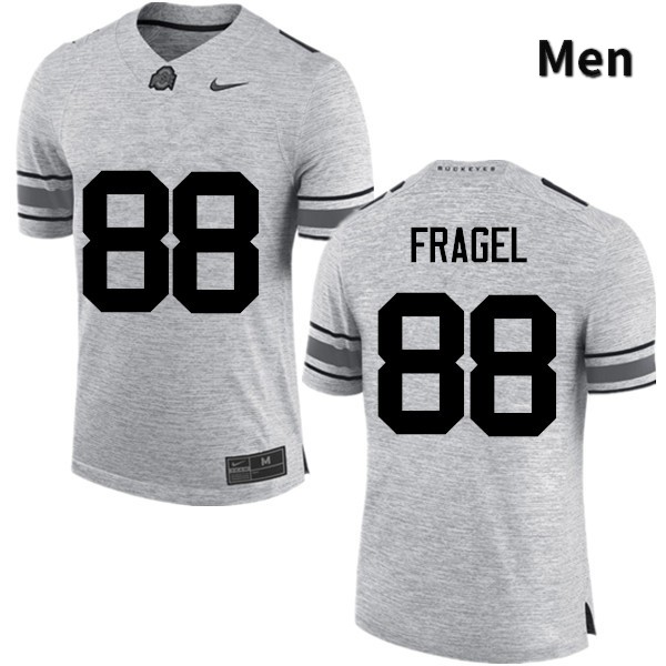 Ohio State Buckeyes Reid Fragel Men's #88 Gray Game Stitched College Football Jersey